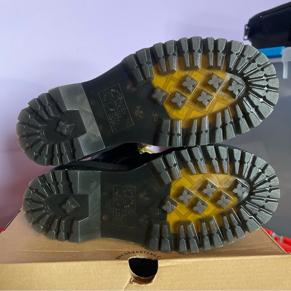 Dr Martens Sinclair Hi Max UK4 US6 Black Pisa New - Picture 7 of 10